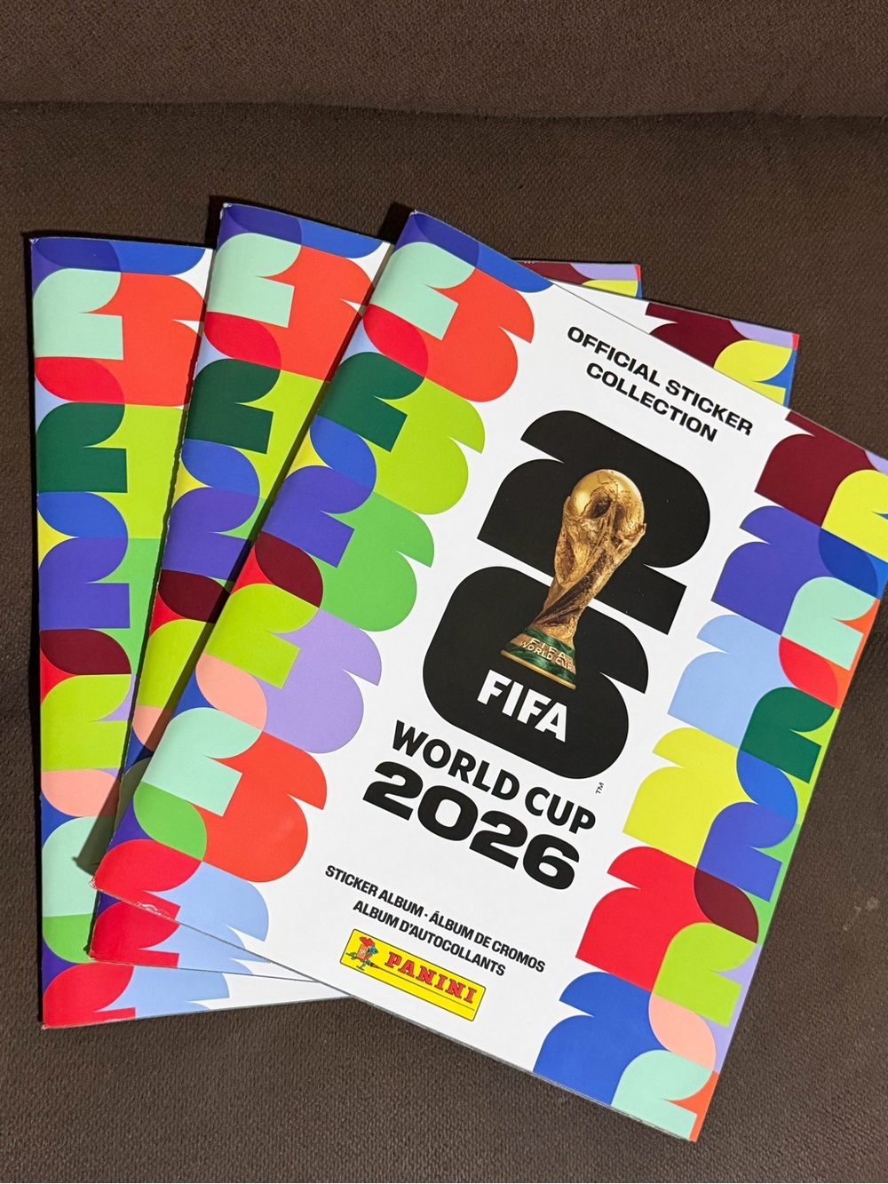 Brand New FIFA World Cup 2026 Official Sticker Collection Album Lot of 3